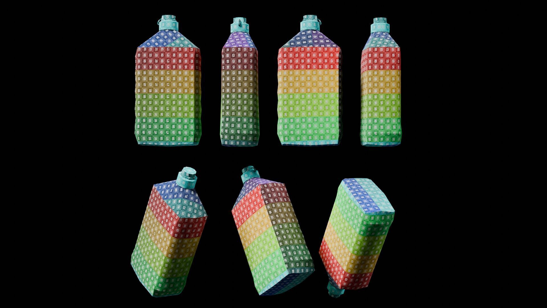 Barbecue Grill Low-poly 3D model_23