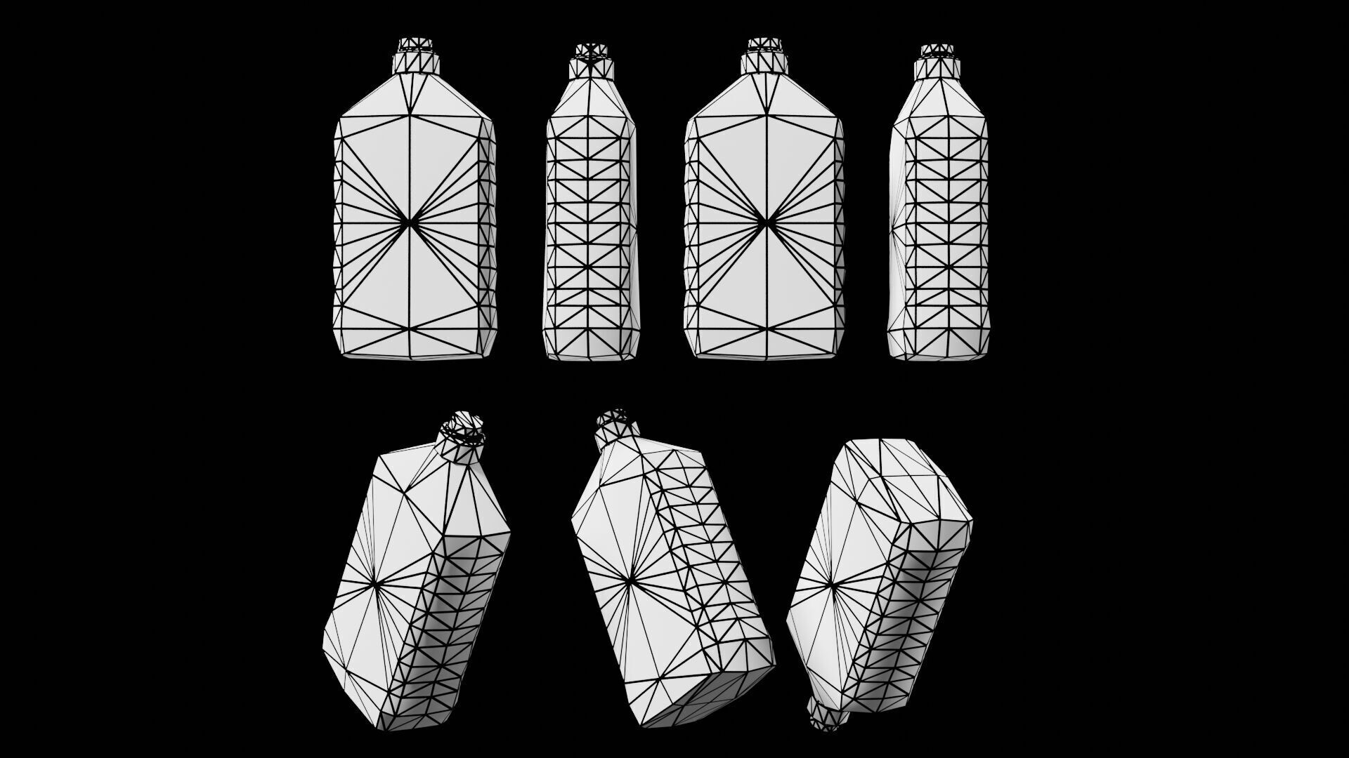 Barbecue Grill Low-poly 3D model_10