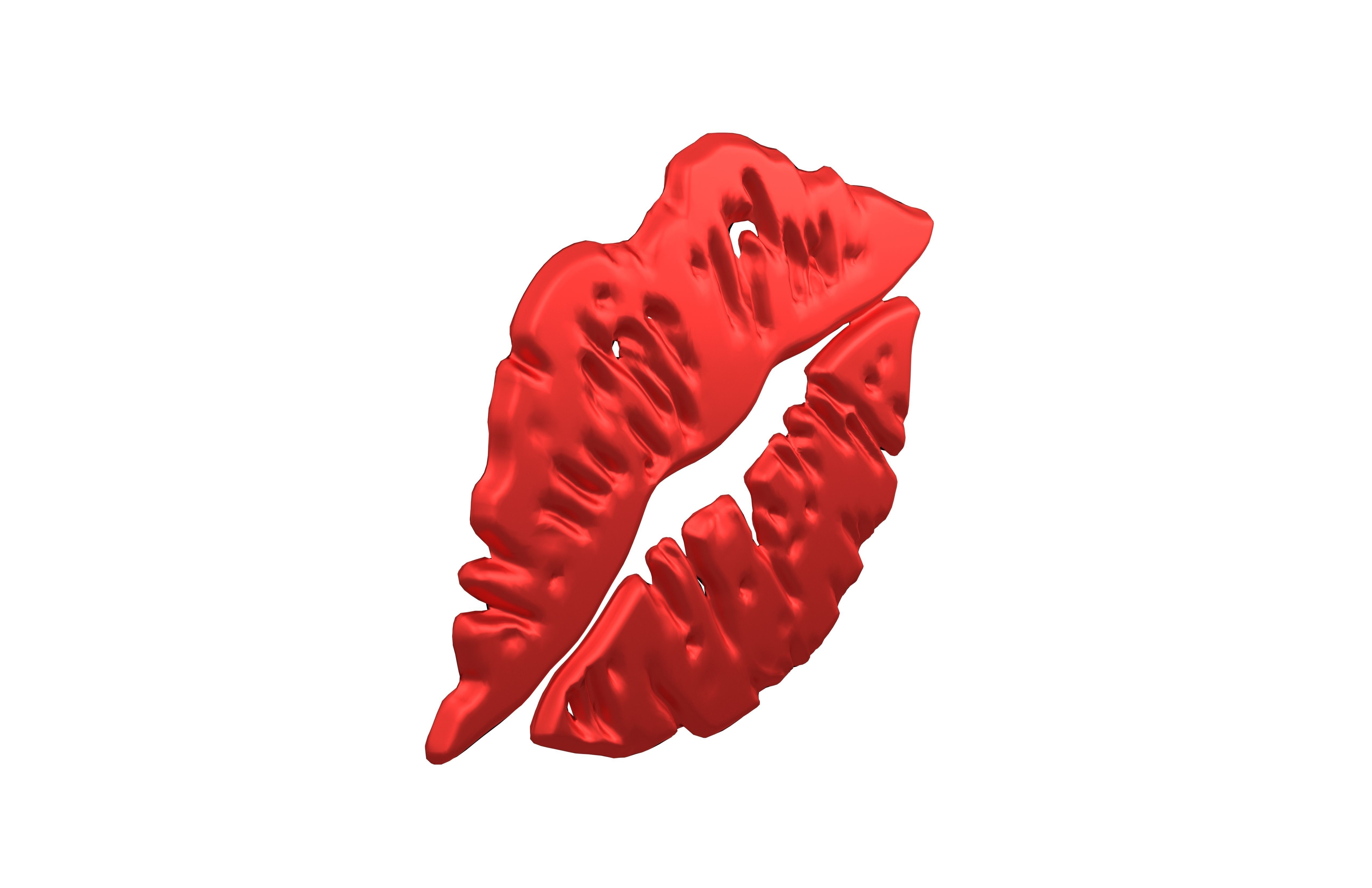 Kiss Mark v1 011 Low-poly 3D model_3