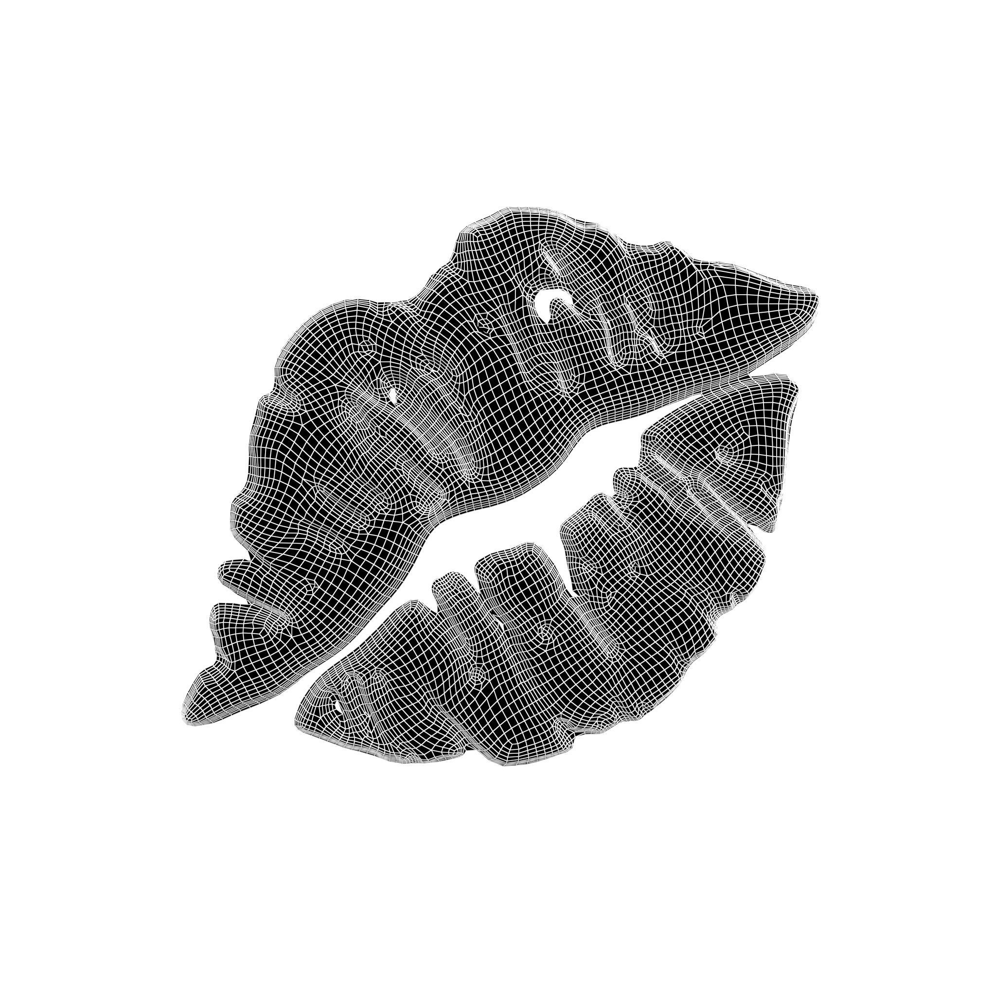 Kiss Mark v1 011 Low-poly 3D model_4