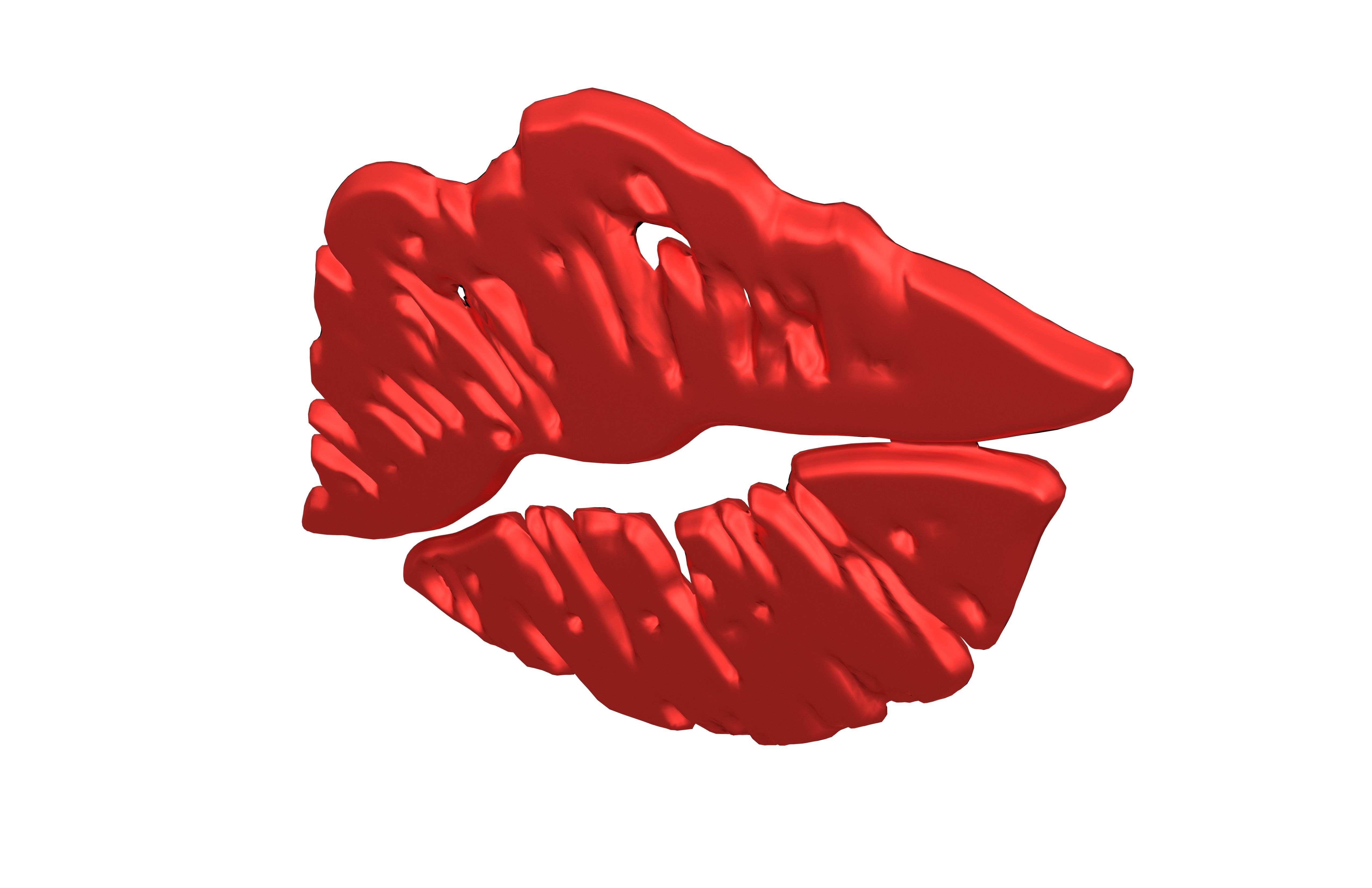 Kiss Mark v1 011 Low-poly 3D model_2