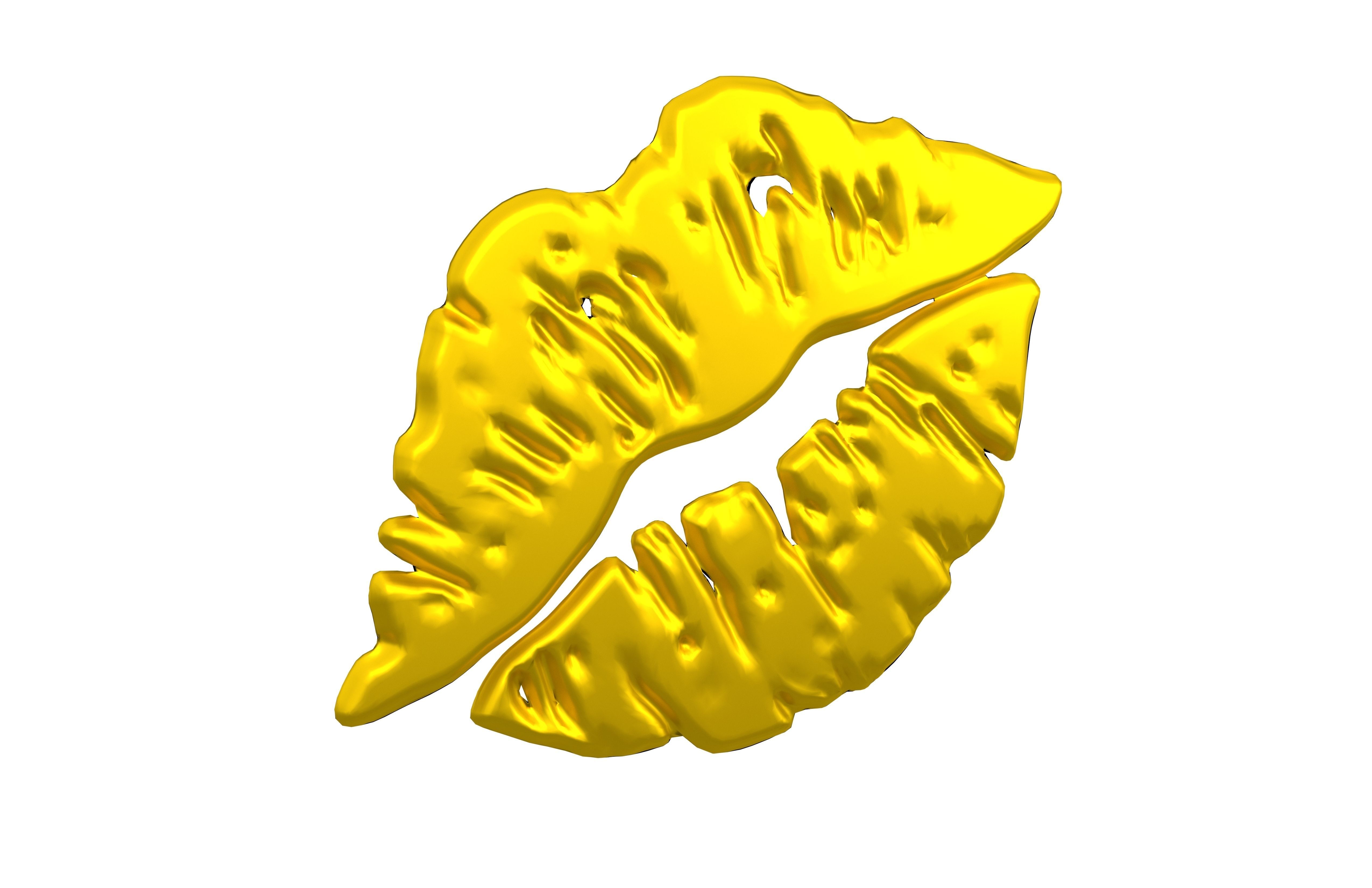 Kiss Mark v1 014 Low-poly 3D model_3