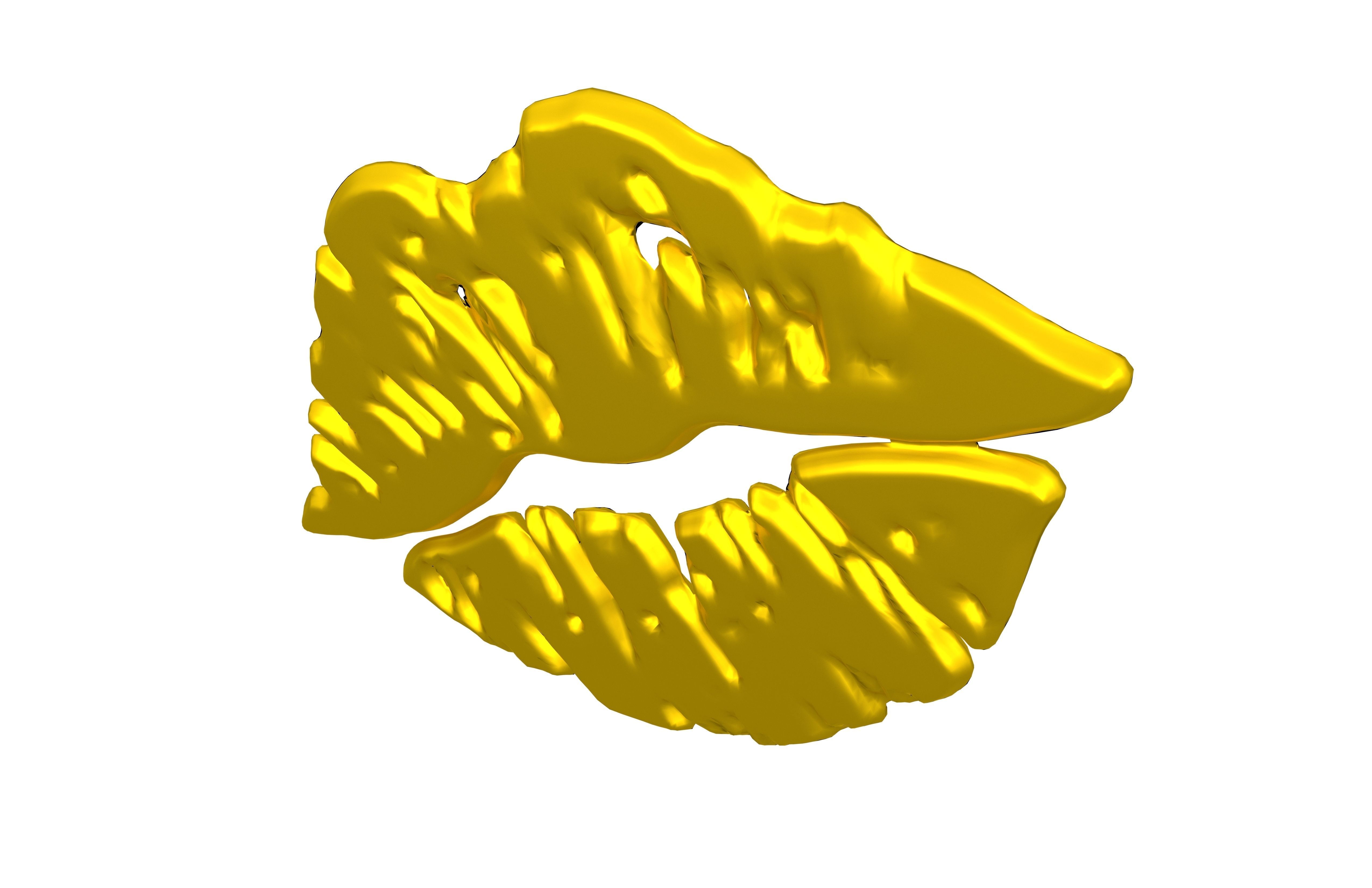 Kiss Mark v1 014 Low-poly 3D model_1