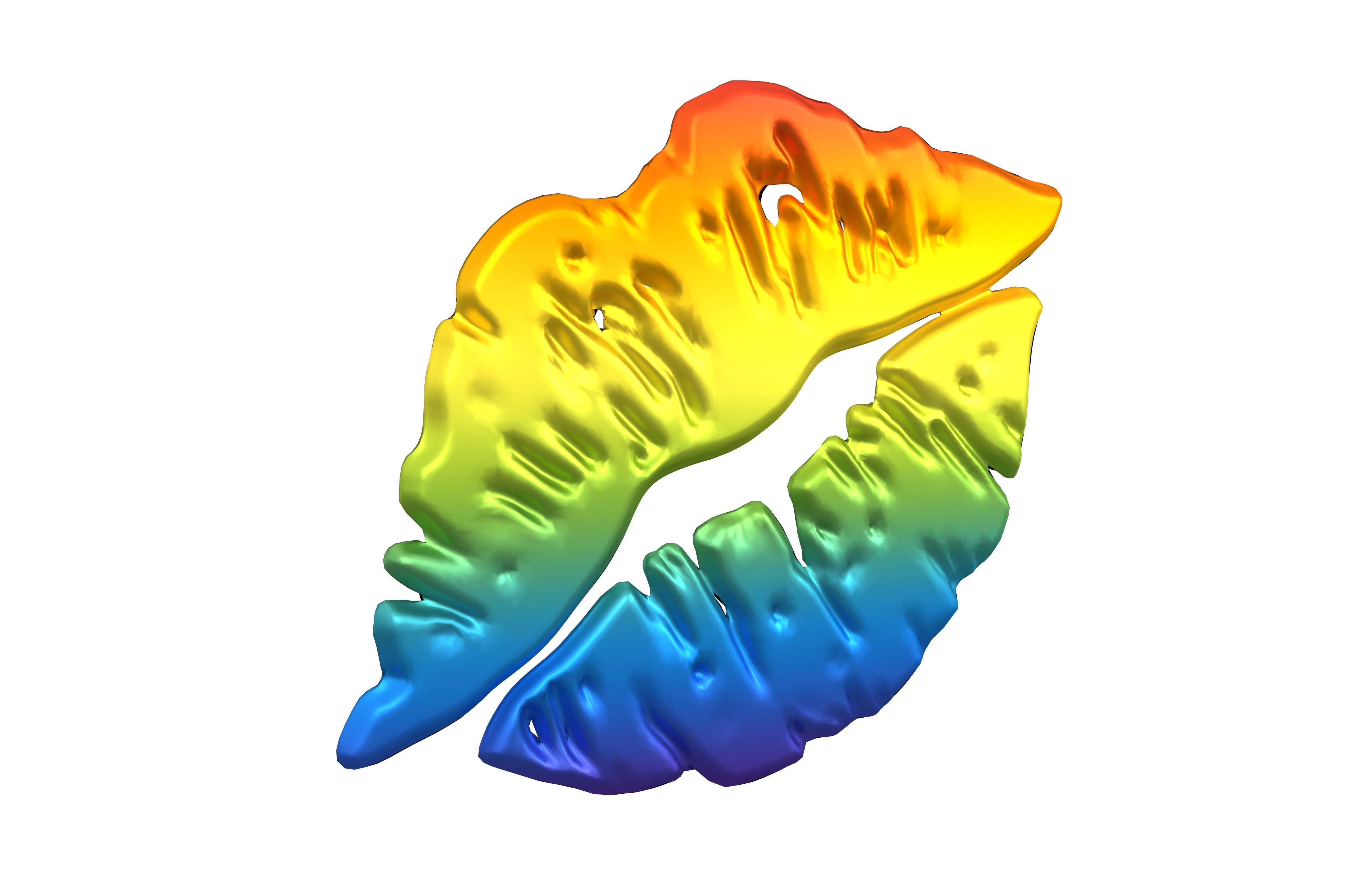 Kiss Mark v1 017 Low-poly 3D model_1