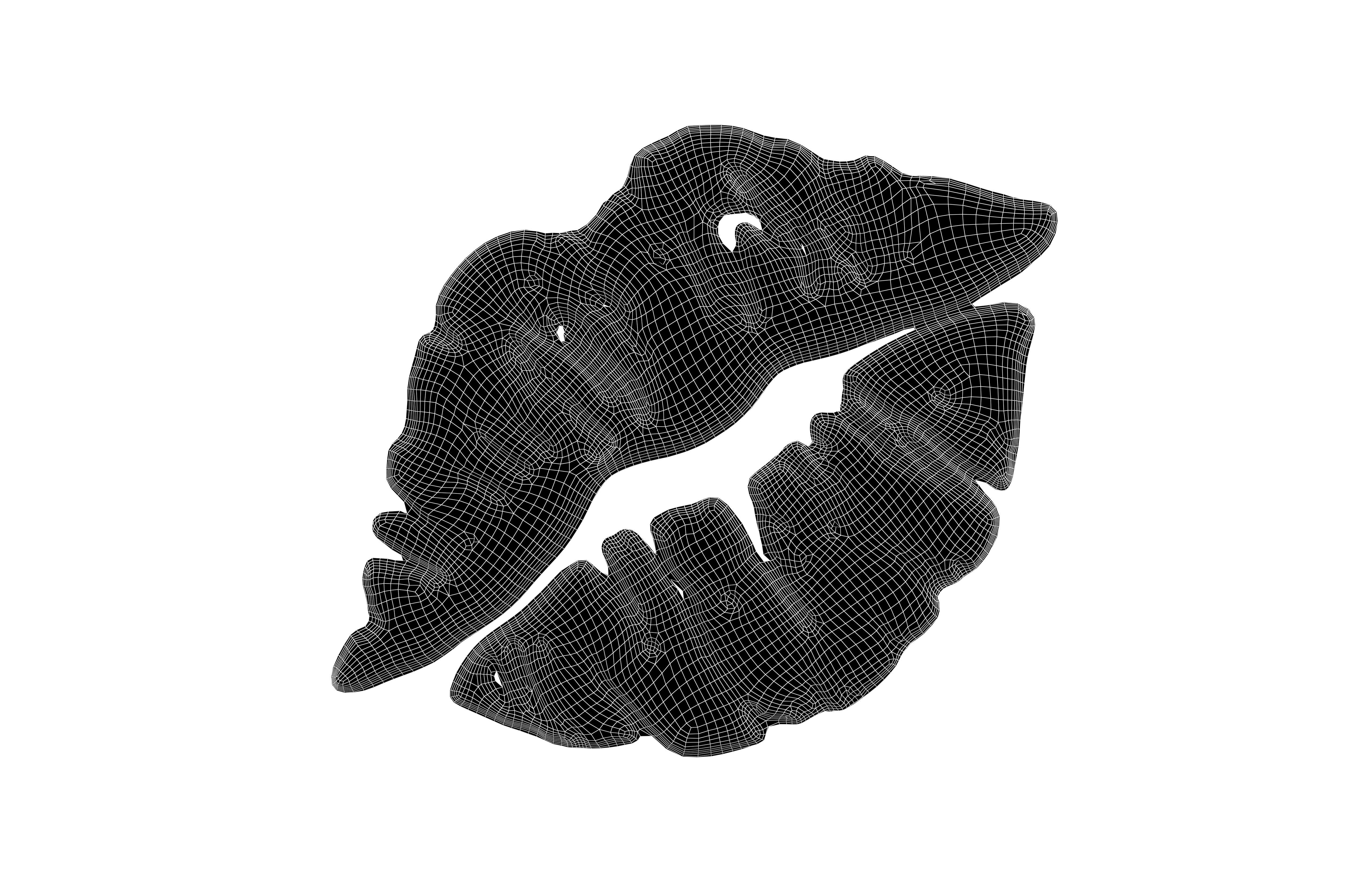 Kiss Mark v1 017 Low-poly 3D model_5