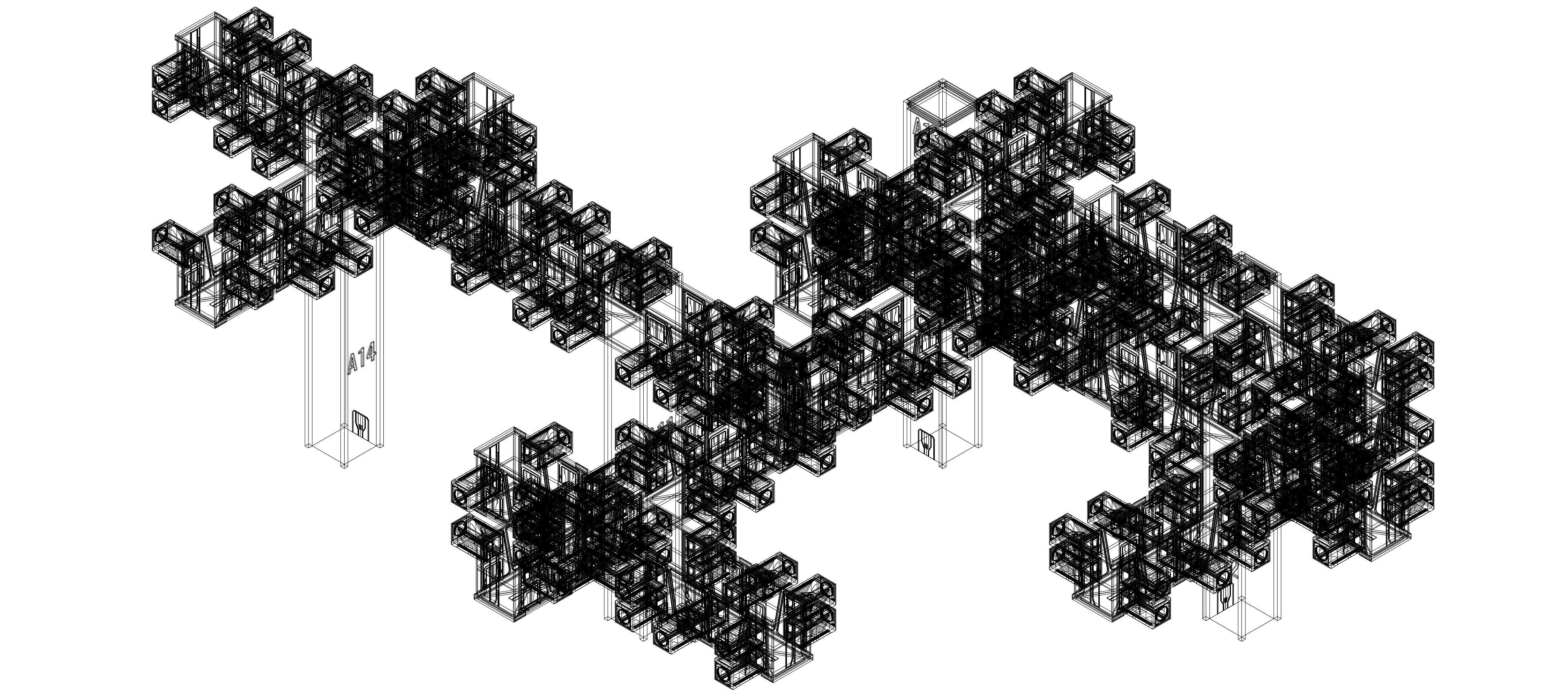 Sci-fi Public Housing 002 3D model_21