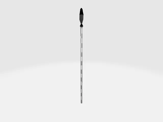 Black grey arrow 3D 1 3D model_0