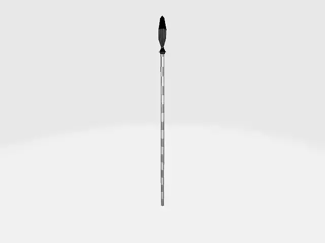 Black grey arrow 3D 1 3D model
