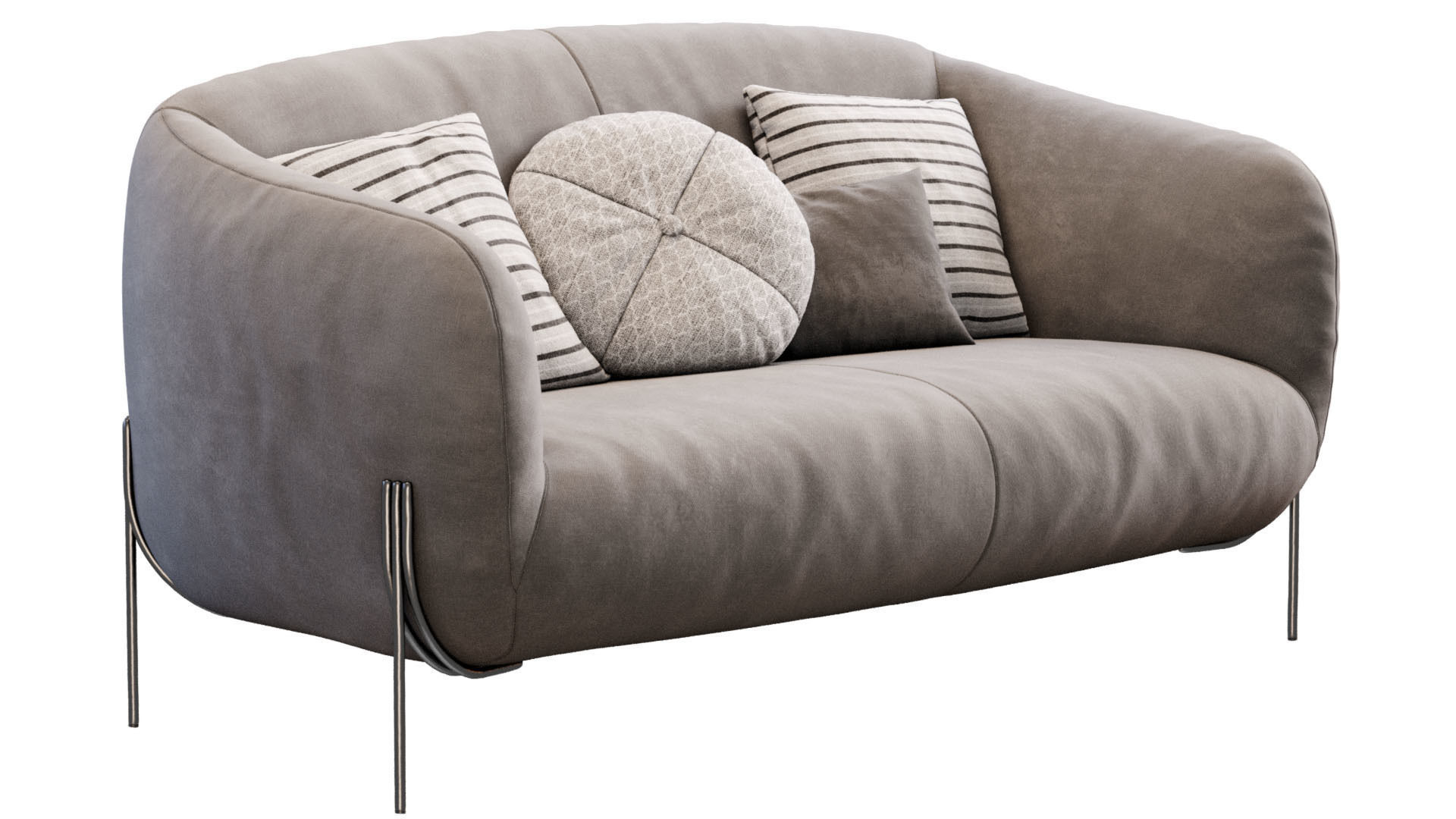 Geo Sofa By Saba 3D model_1