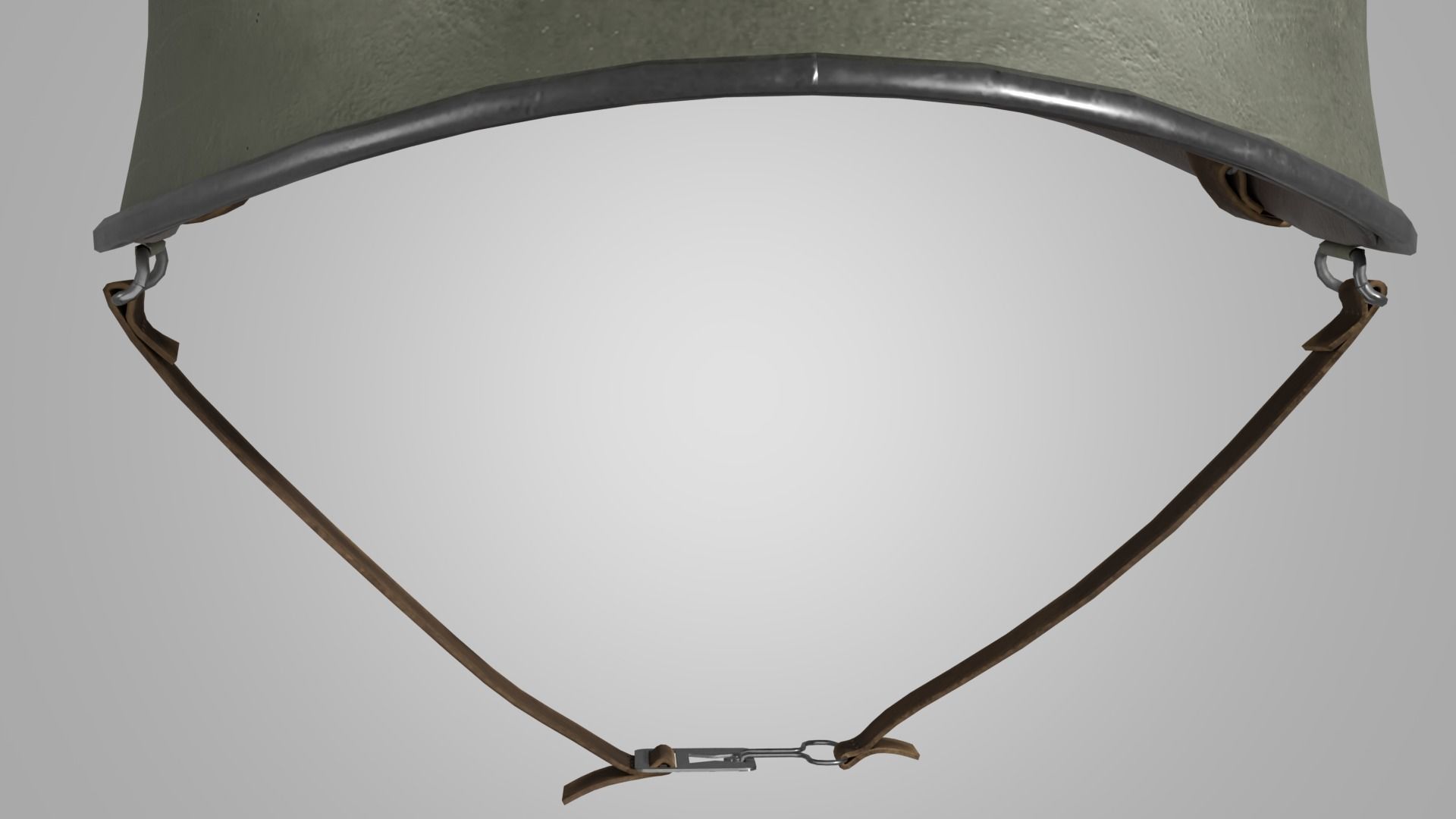 US WWII M1 Combat Helmet 3D model Low-poly 3D model_5