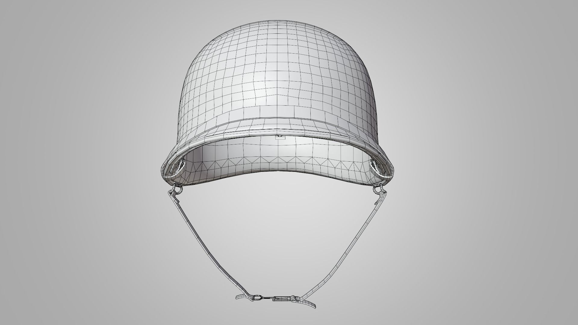 US WWII M1 Combat Helmet 3D model Low-poly 3D model_13