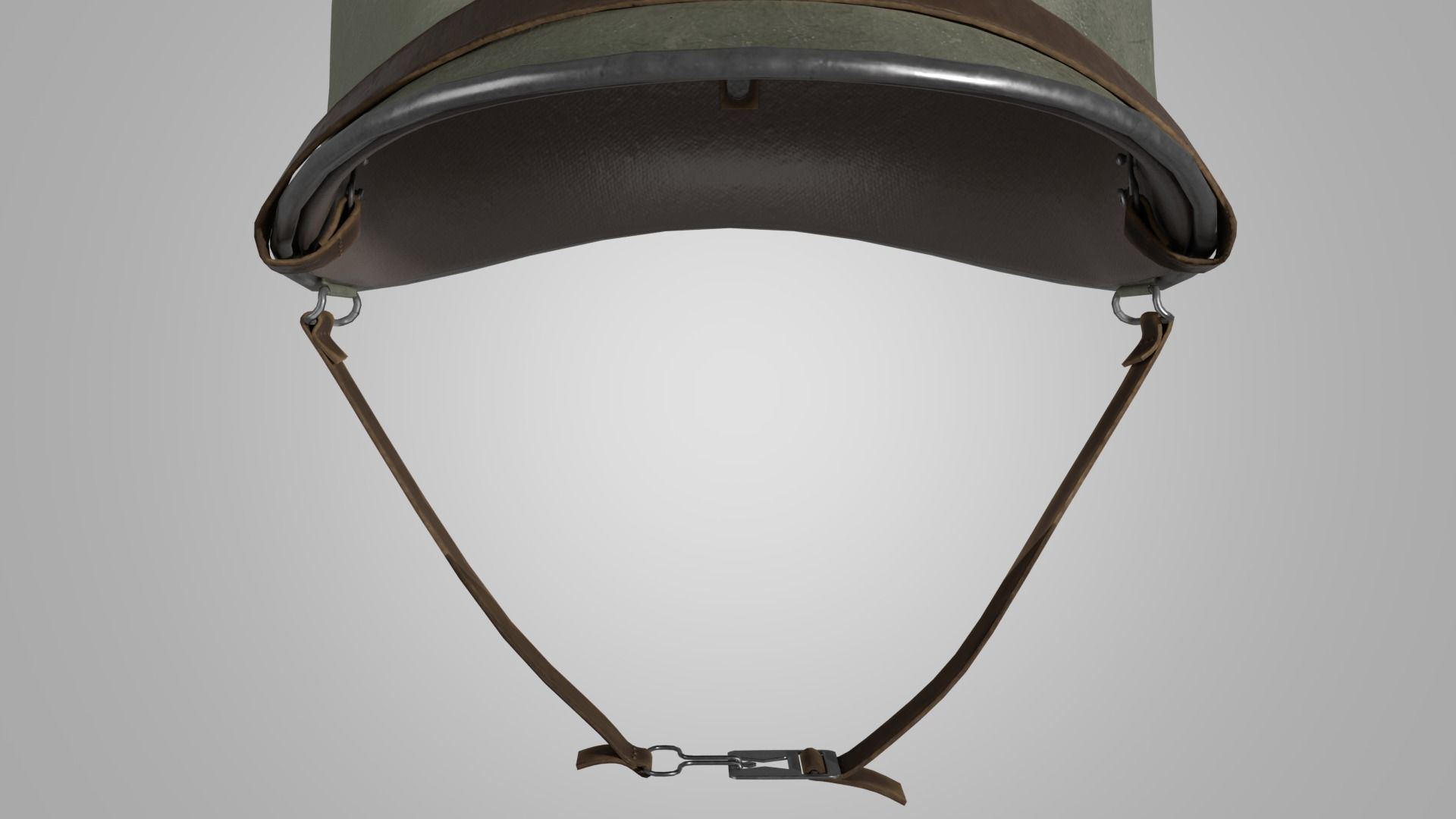 US WWII M1 Combat Helmet 3D model Low-poly 3D model_6