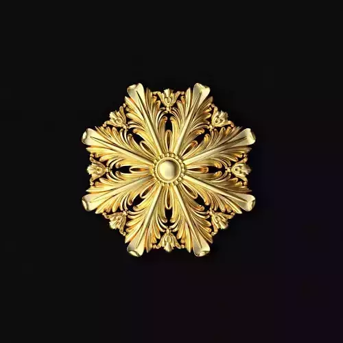 Central decor ornament for furniture