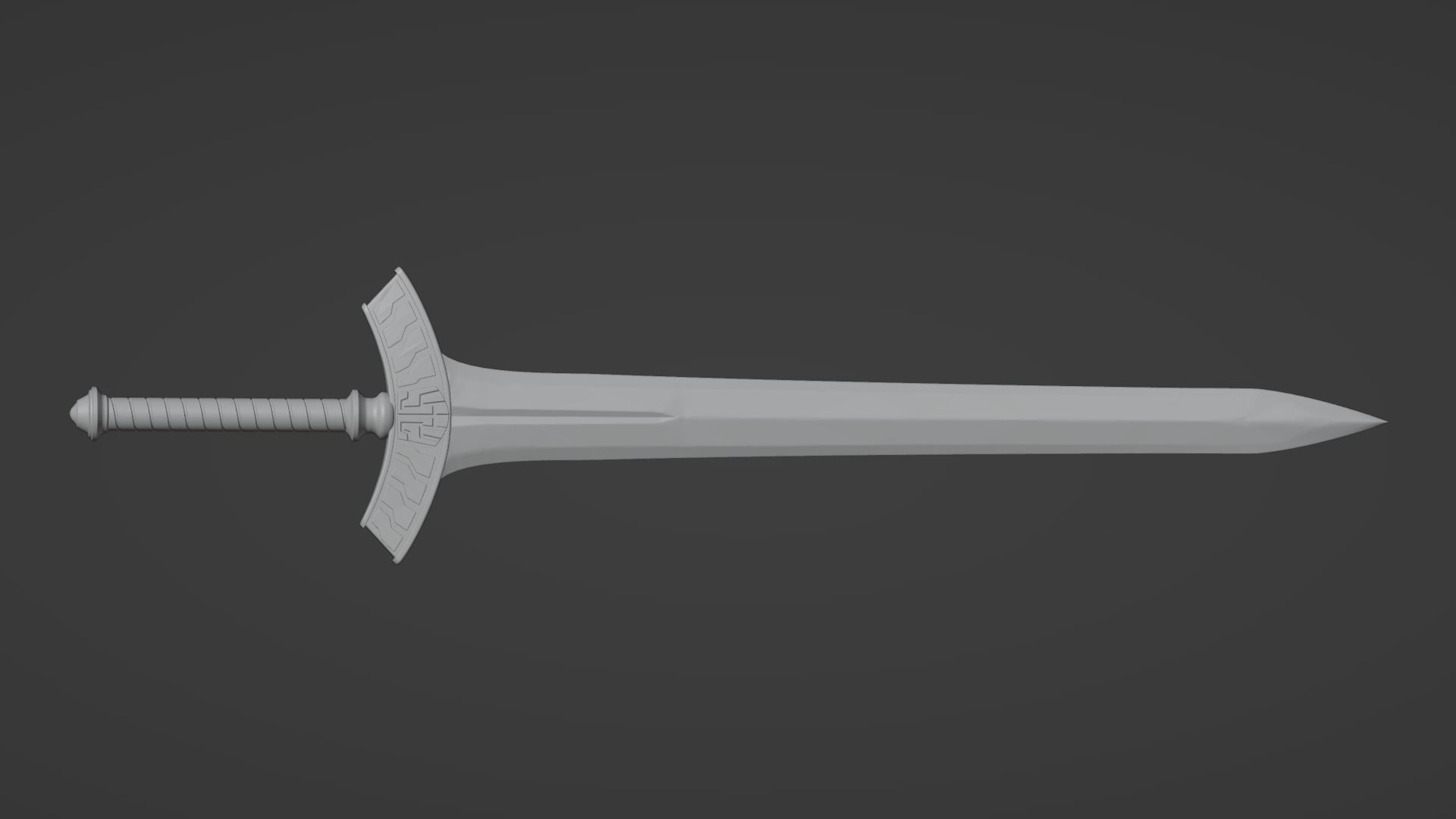 FF7 Crisis Core Reunion - Zack Fair Armor and Sword - BUNDLE 3D print model_7