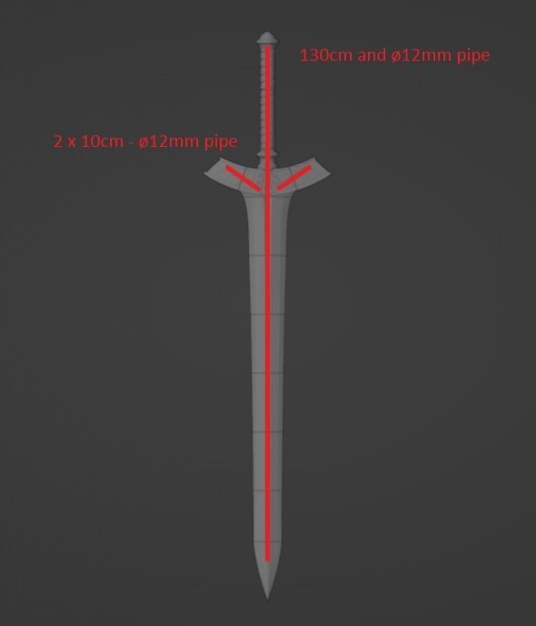 FF7 Crisis Core Reunion - Zack Fair Armor and Sword - BUNDLE 3D print model_9