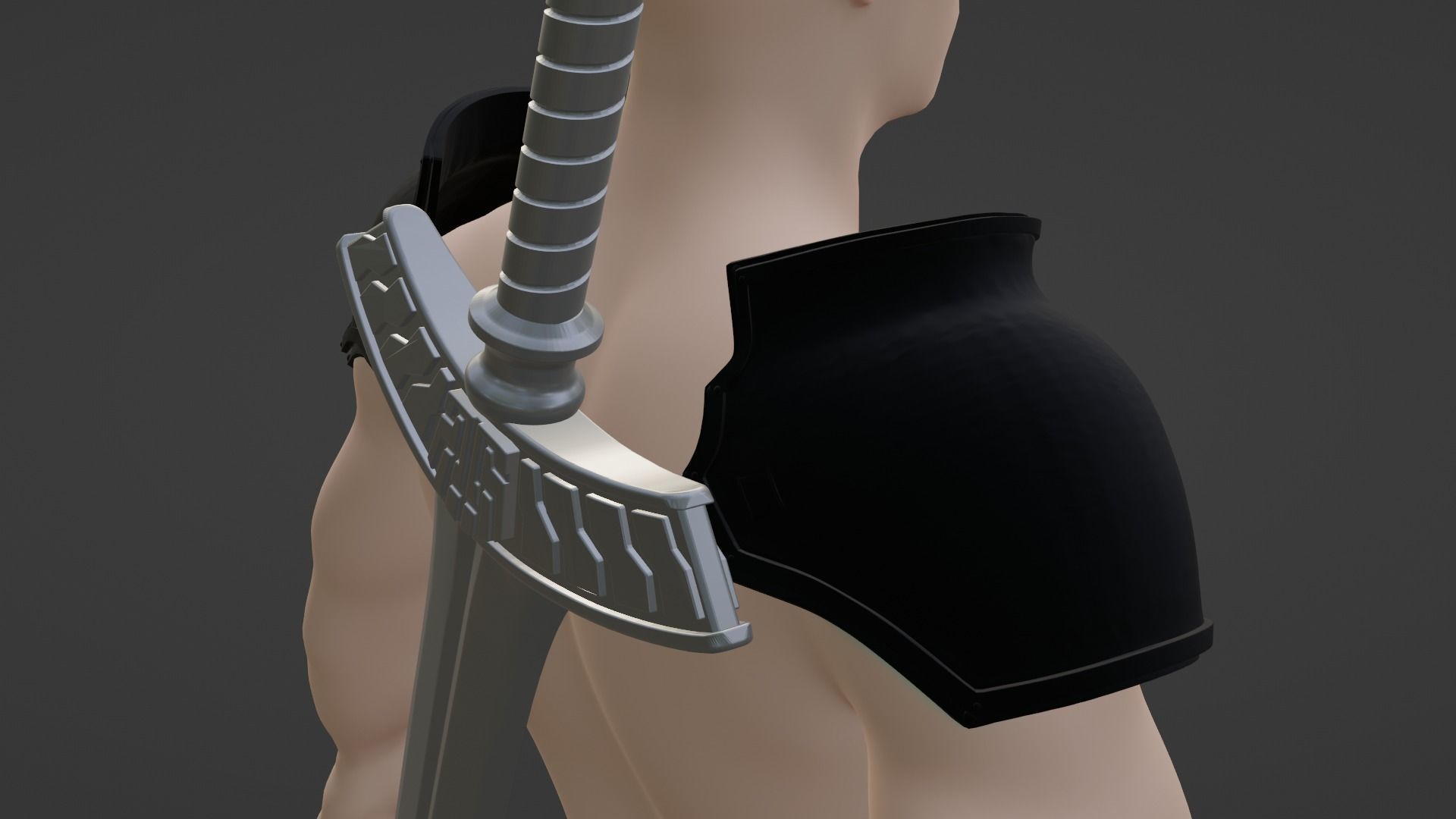 FF7 Crisis Core Reunion - Zack Fair Armor and Sword - BUNDLE 3D print model_1