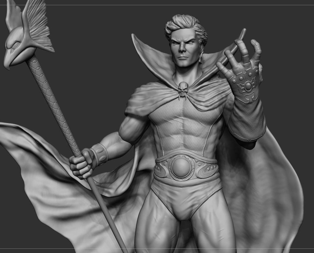 ADAN WARLOCK 3D print model_2