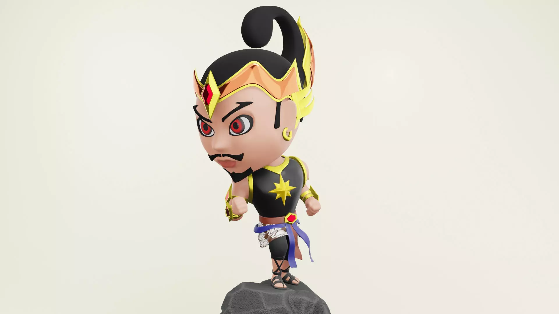 Gatotkaca 001 3D model