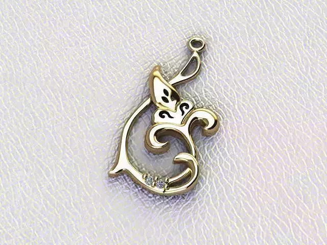 Bohemian Pendant 3D print model