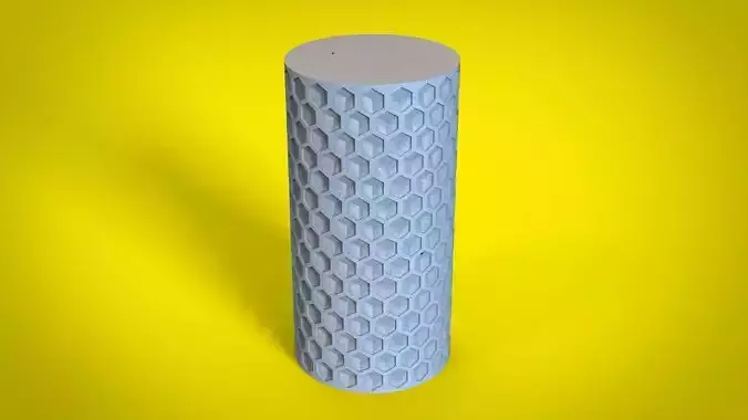 Honeycomb candle silicone mold 3D print model