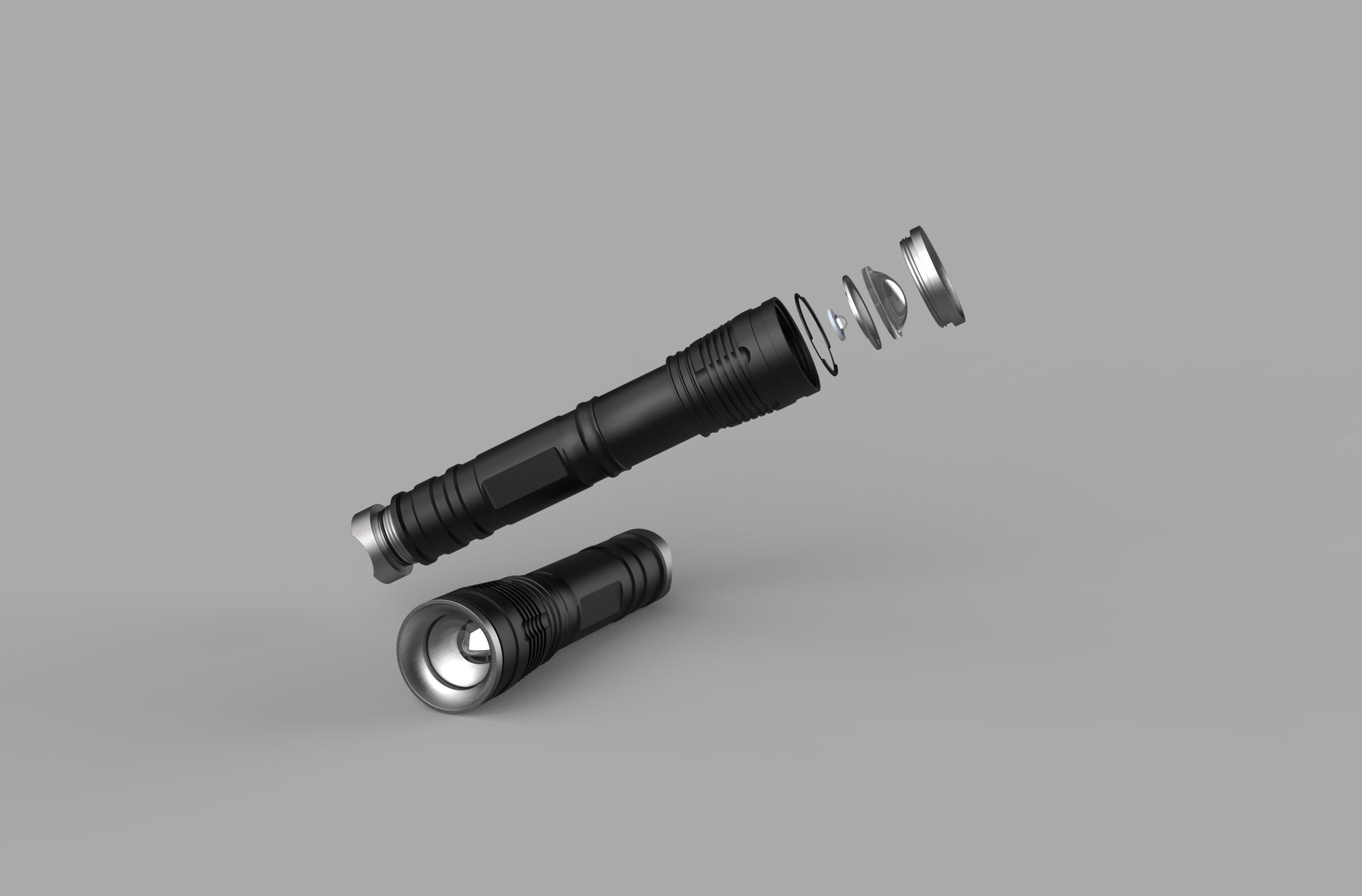 flash light 3D model_1