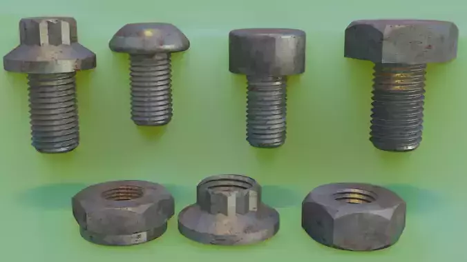 Bolts nuts pack