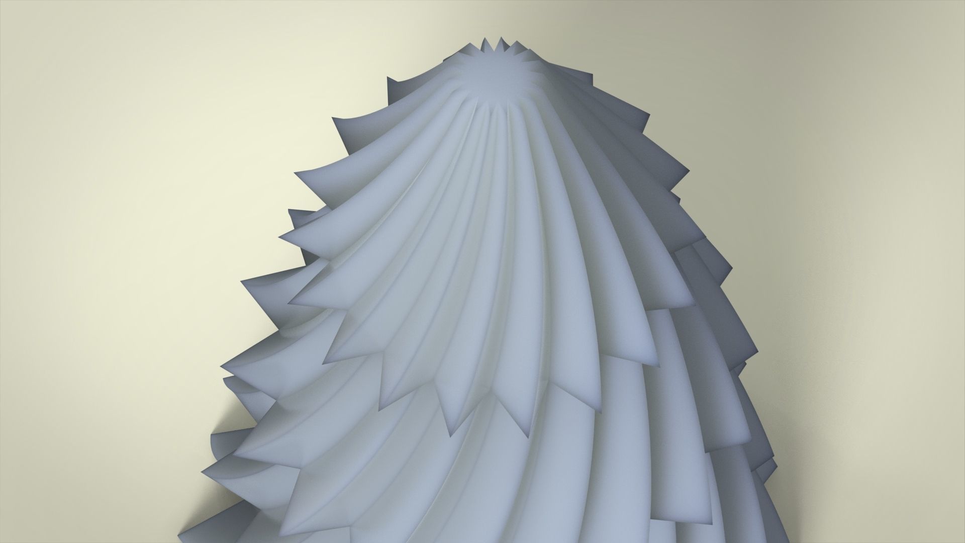 fir tree candle 3D print model_5