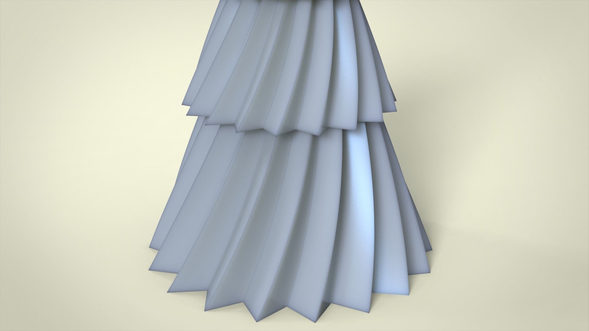 fir tree candle 3D print model_3