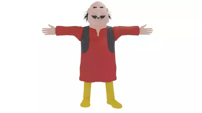 Motu- From motu and Patlu 3D model