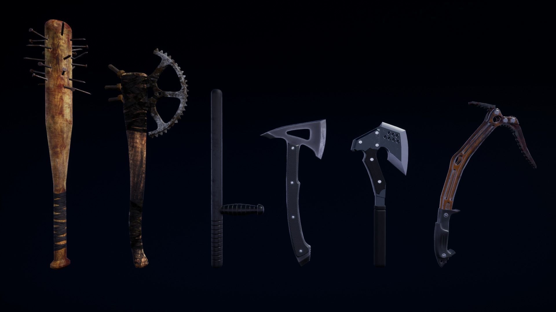 FPS STARTER PACK Low-poly 3D model_10