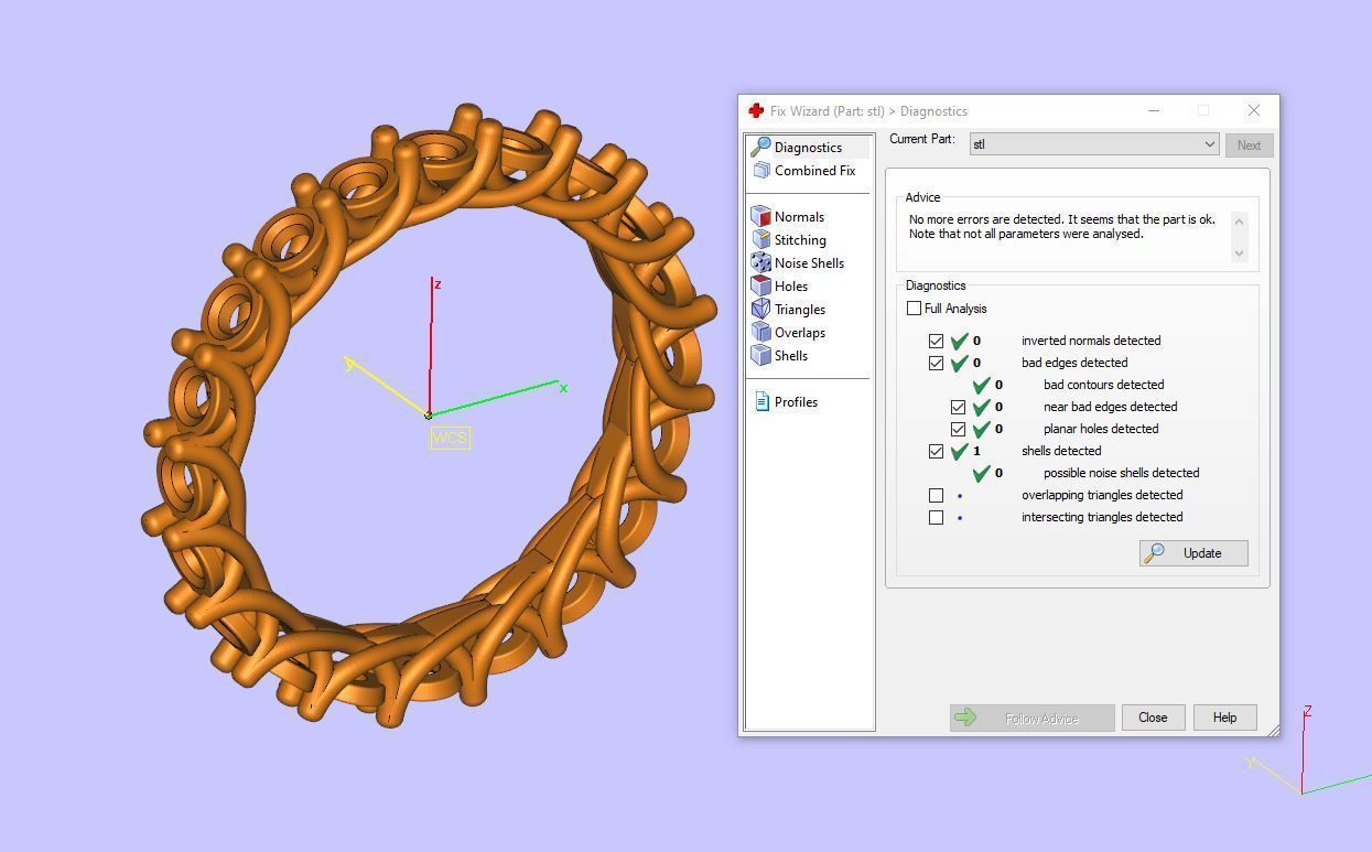 Diamond Eternity Ring 3D print model C38 3D print model_6