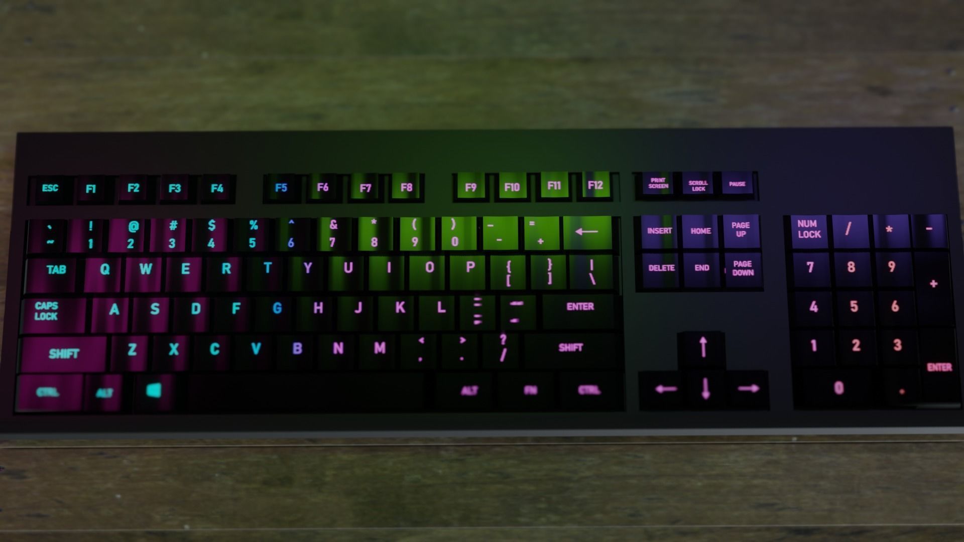 Rgb keyboard  3D model_1