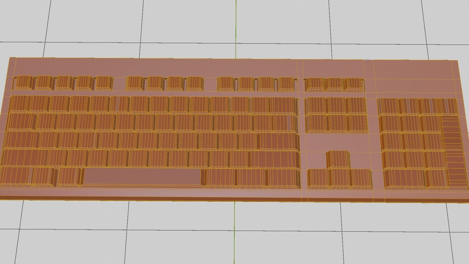 Rgb keyboard  3D model_8