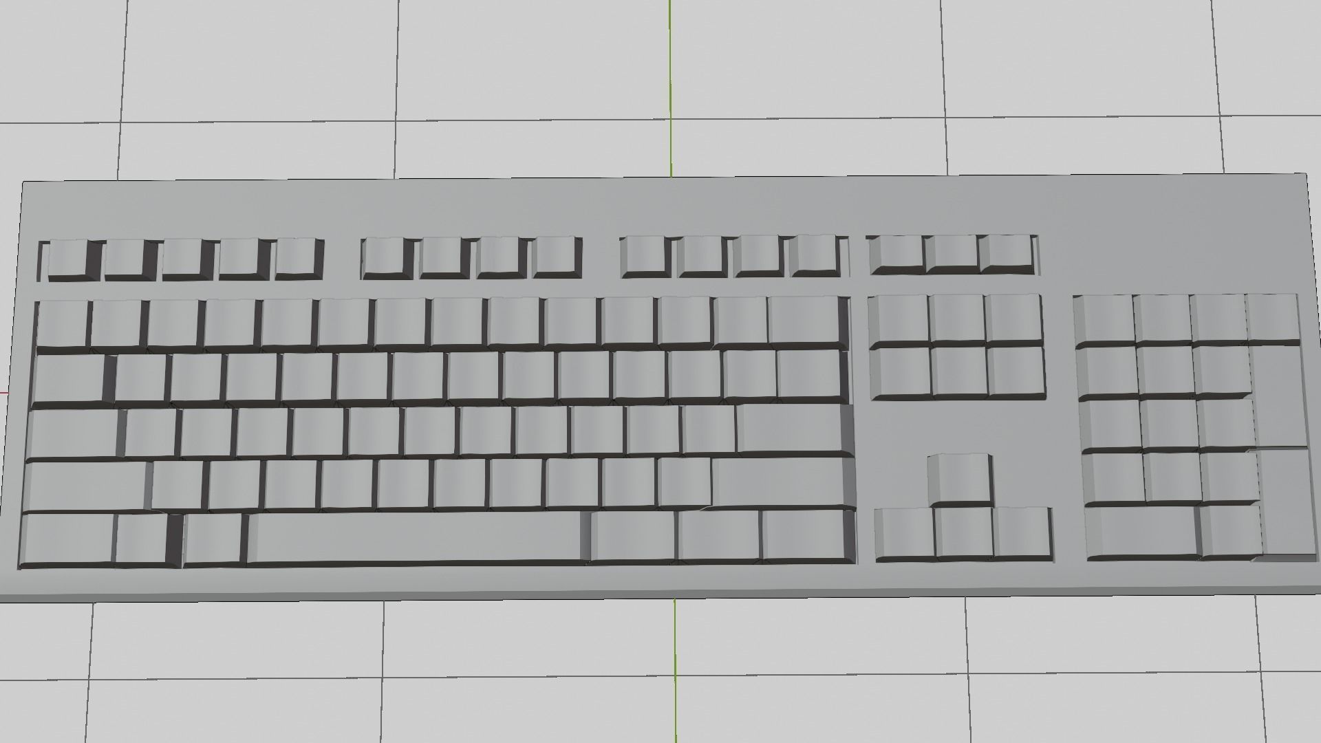 Rgb keyboard  3D model_6
