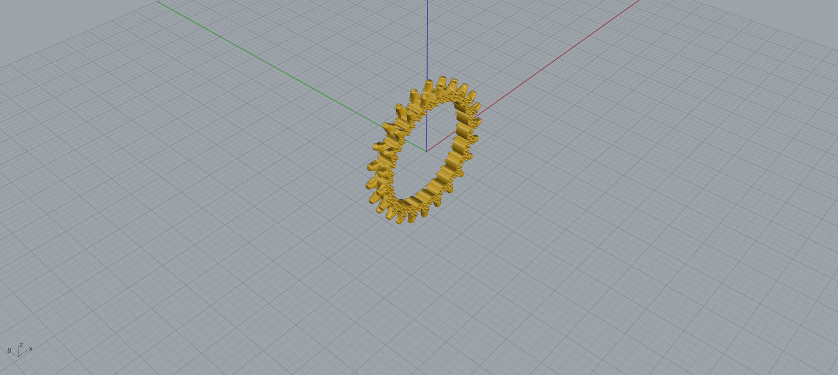 Diamond Eternity Ring 3D print model C43 3D print model_15