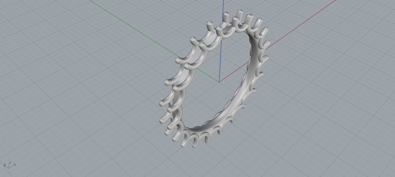 Diamond Eternity Ring 3D print model C45 3D print model_13