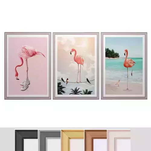 Art Frames 151- Flamingos