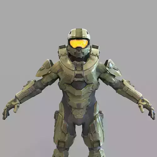 Halo 5 Master Chief Full Body Wearable Armor with Helmet  3D print model
