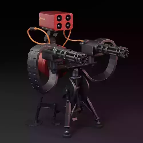 TF2 Sentry Gun 3D model