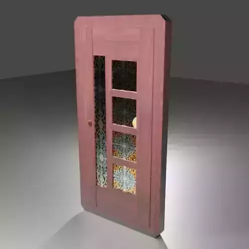 door1 wooden door with glass panels