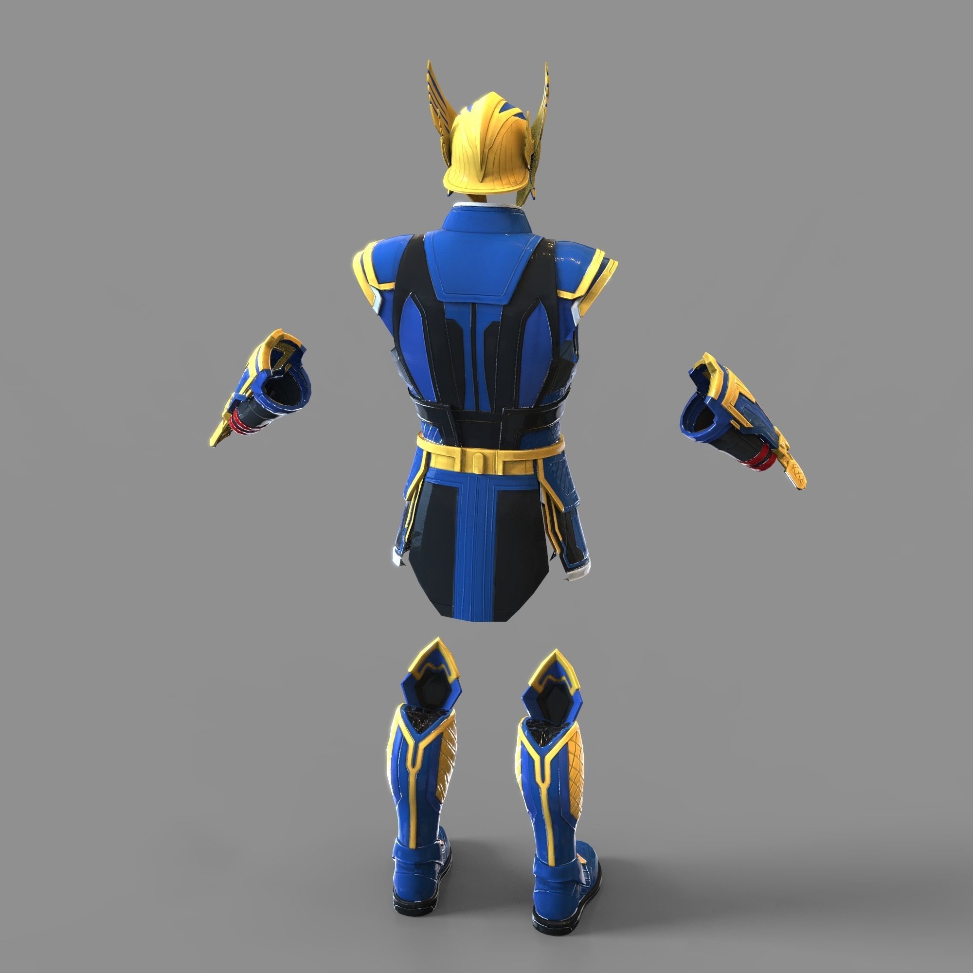 Thor Love and Thunder Wearable Full Body Armor with Helmet 3D print model_6