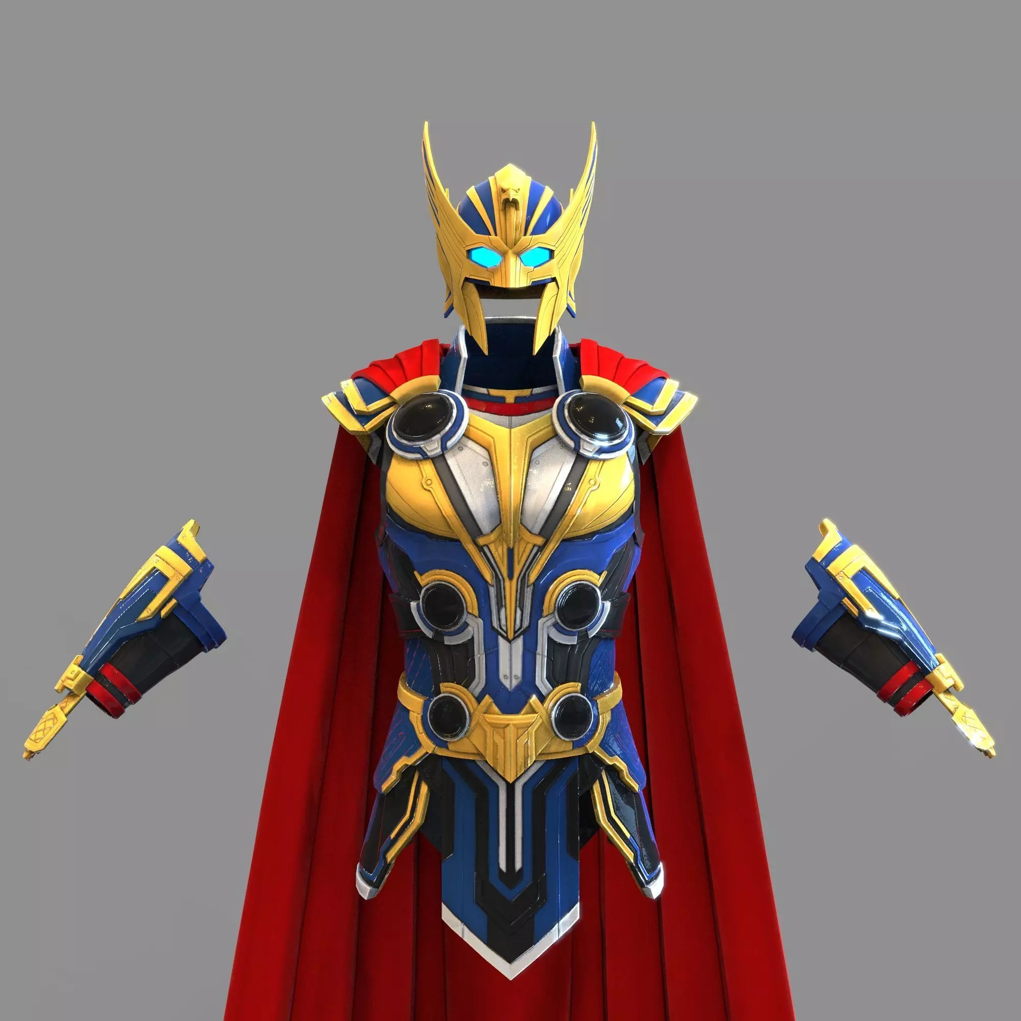 Thor Love and Thunder Wearable Full Body Armor with Helmet 3D print model_0