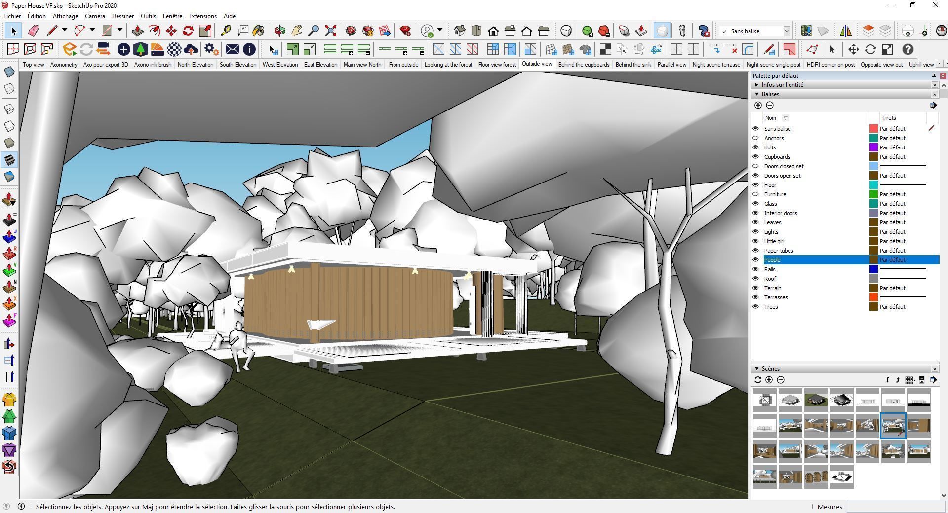 Paper House - Shigeru Ban 3D model_18