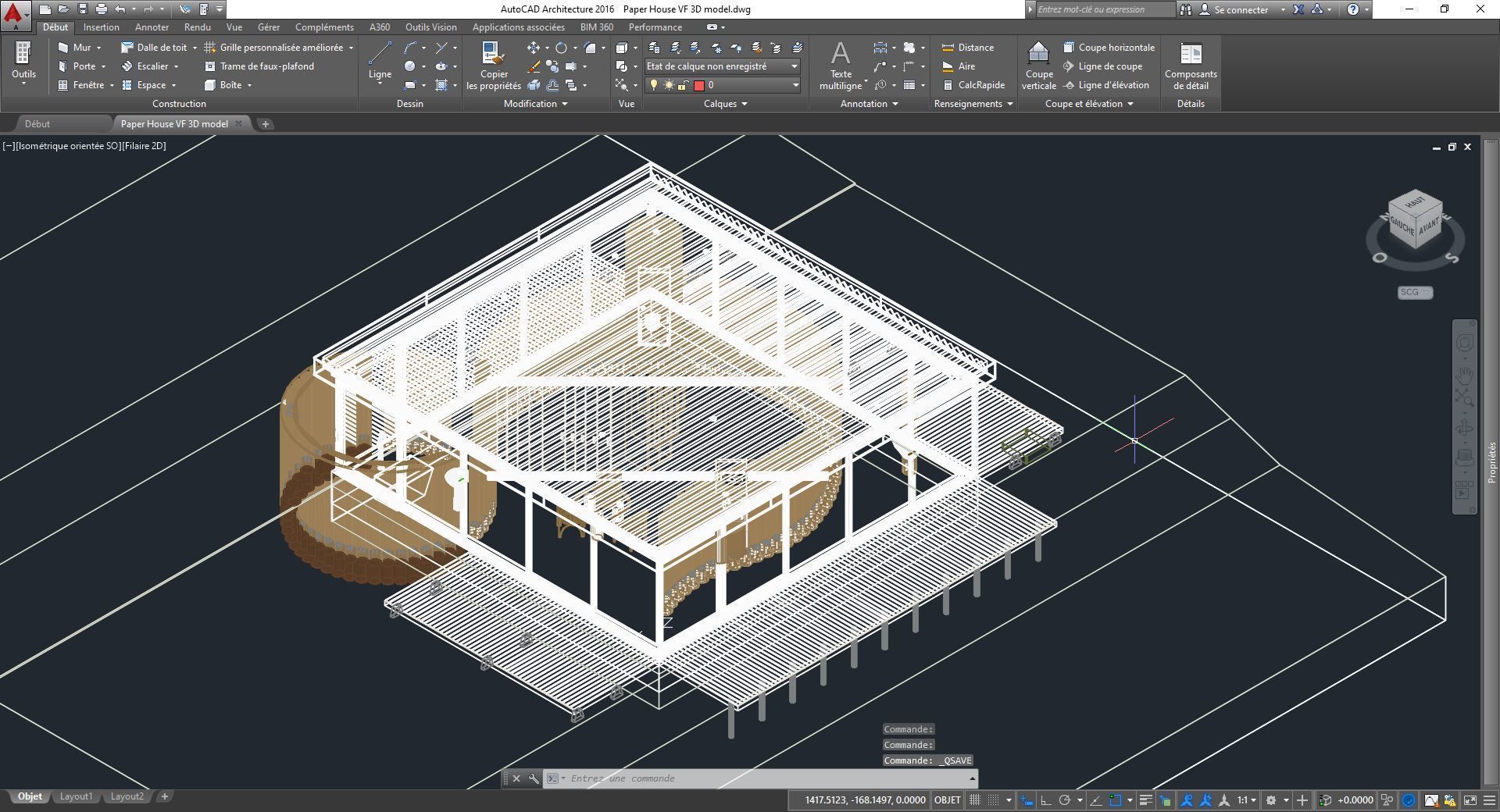 Paper House - Shigeru Ban 3D model_22