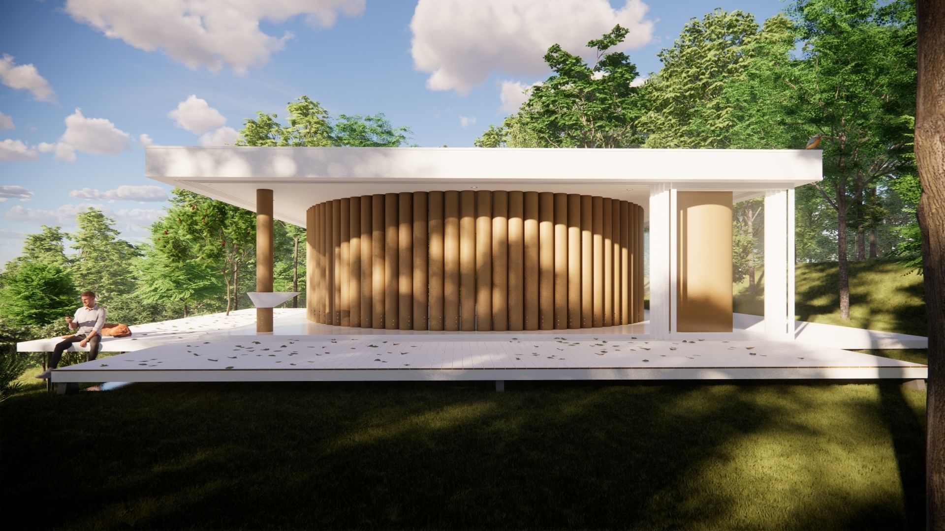 Paper House - Shigeru Ban 3D model_6