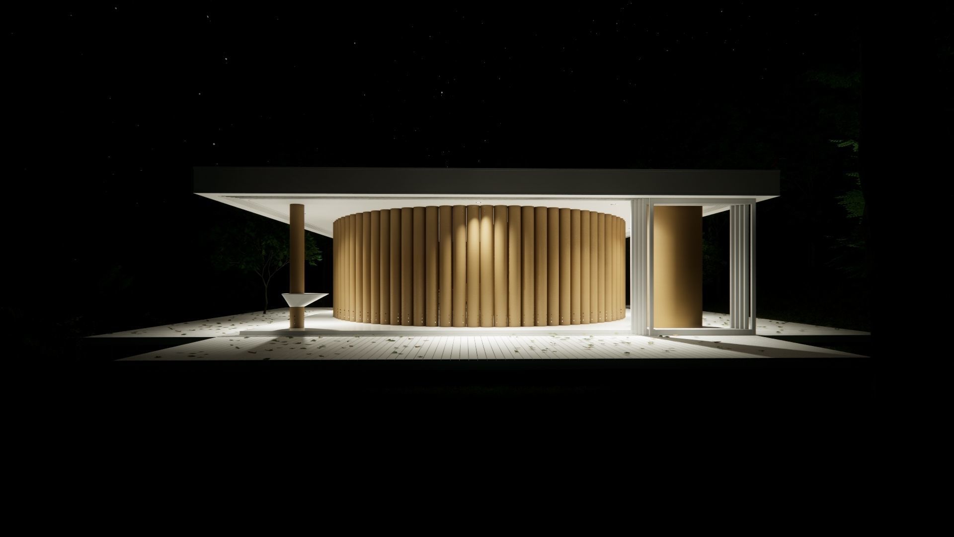 Paper House - Shigeru Ban 3D model_14