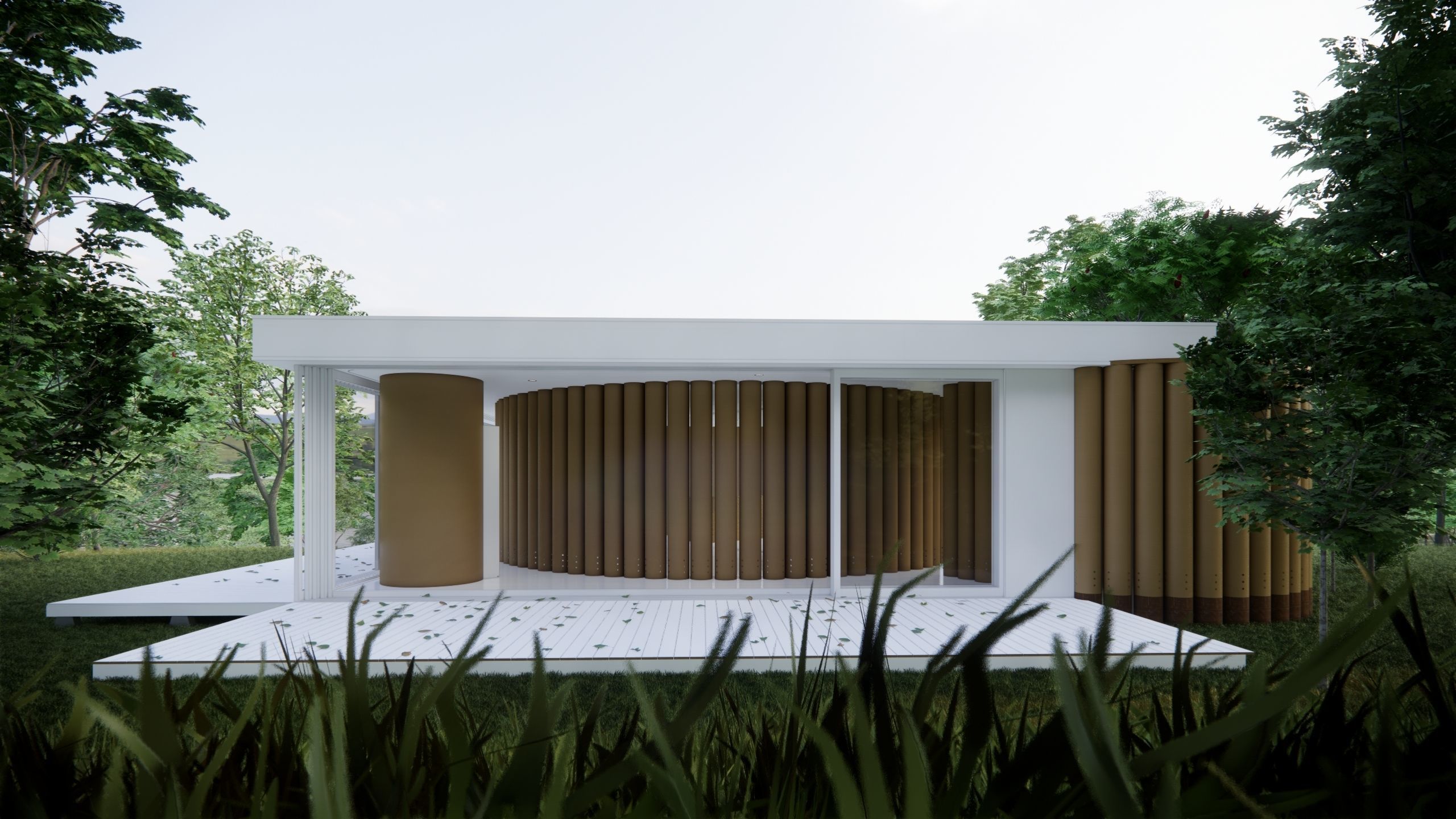 Paper House - Shigeru Ban 3D model_4