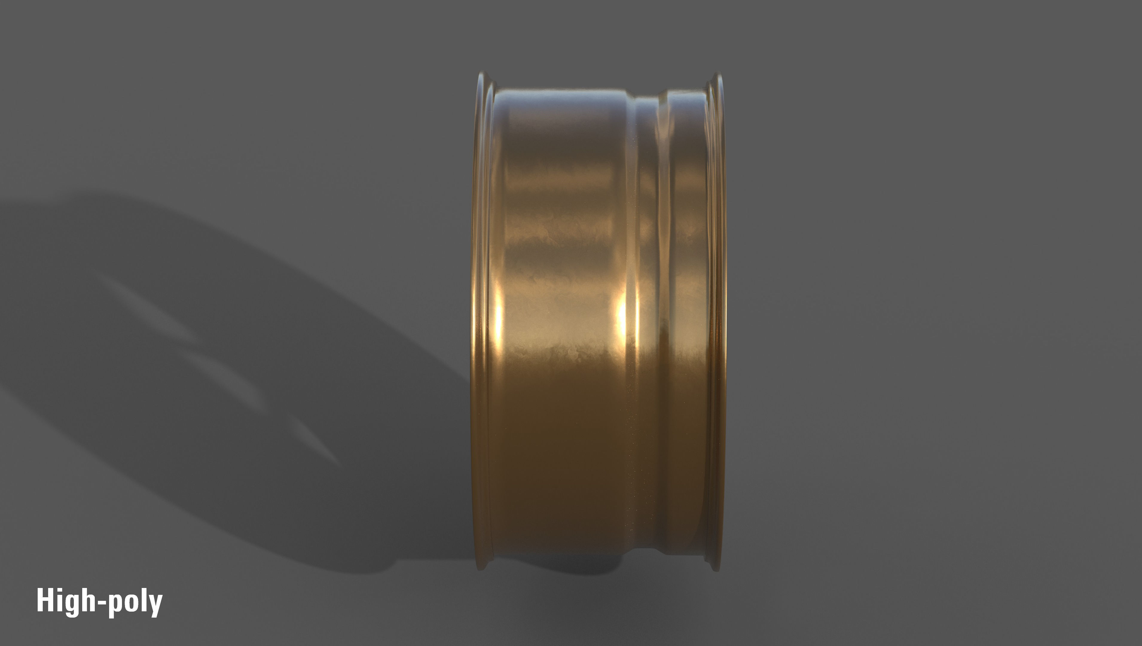 Konig Freeform 17x8 PCD 5x100 Rim Low-poly 3D model_12