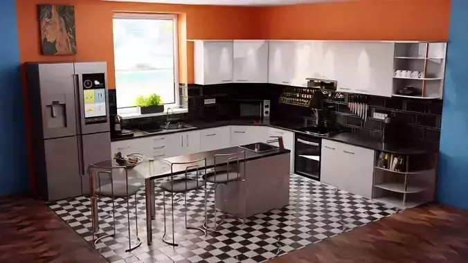 American style kitchen