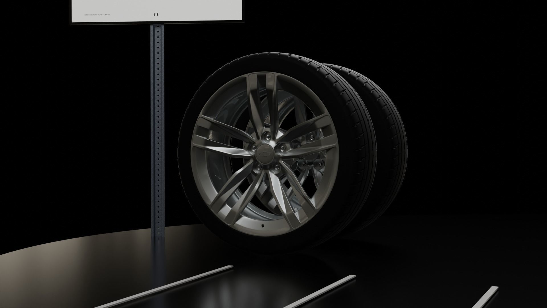 Wheel Travel Calculation 3D model_2